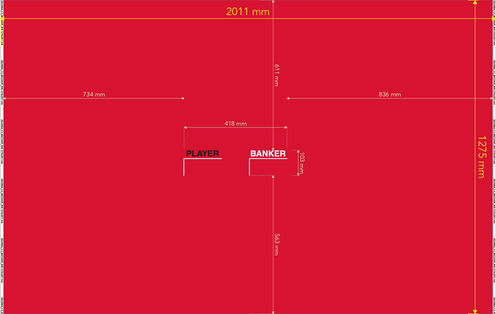 Layout, Baccarat, Resorts World Podium, Chinatown Red
