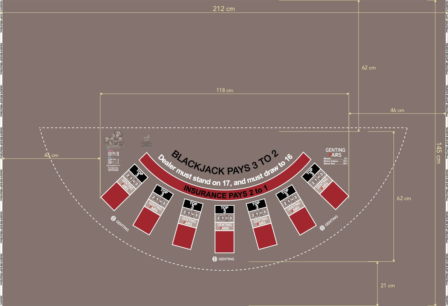 Layout BJ Genting Pairs 21+3, top3, 7 Player, 45 Kensington, small, Grey