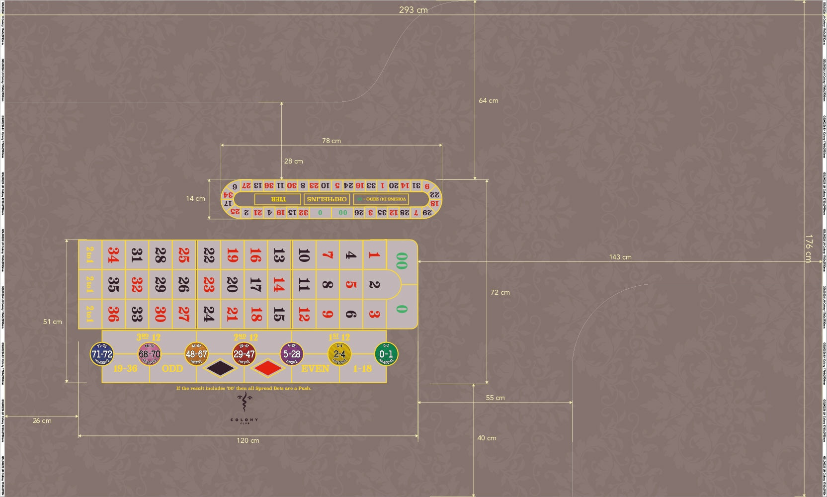 Layout, LH AR, NB, 00, Spreadbet, Tier, Colony