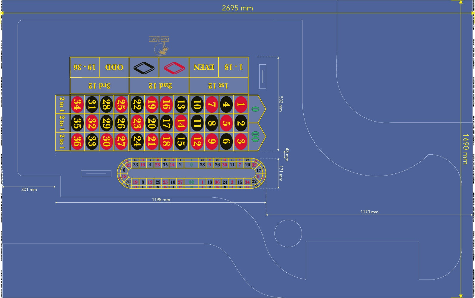 Layout, RH AR, NB, 00, Palm Beach Cairo, Blue