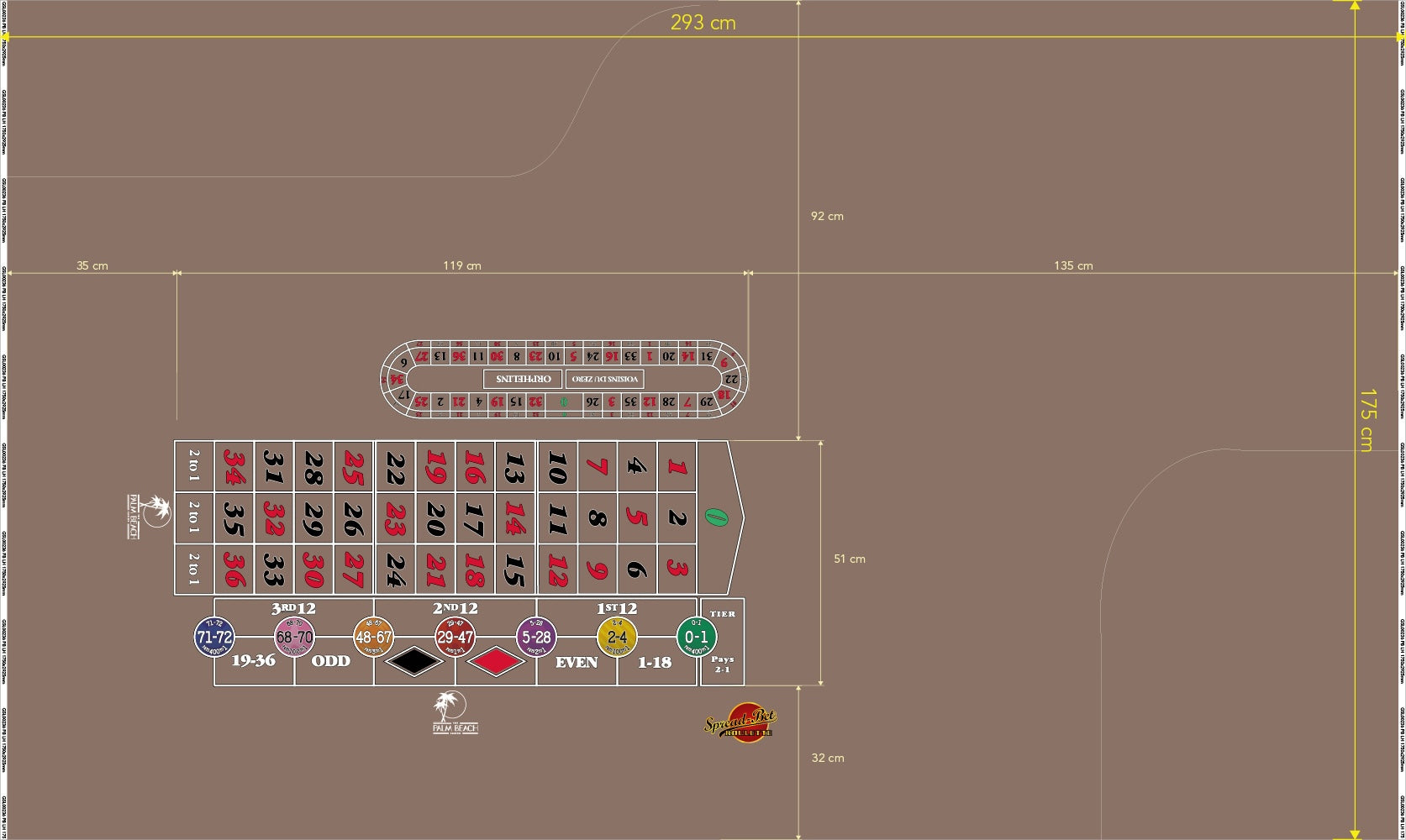 Layout, LH AR, NB, 0, Spreadbet