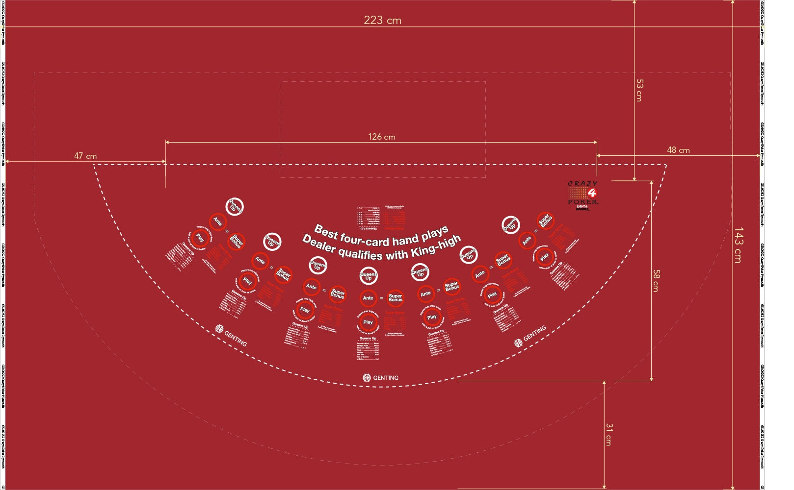 Layout,Poker,Crazy4Poker,Plymouth,7P,Red